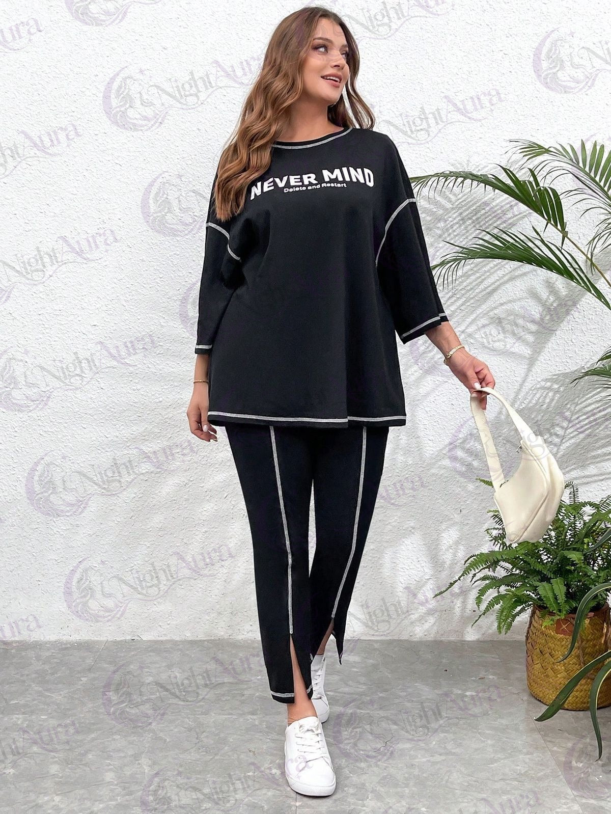 Never Mind Printed Track Suit