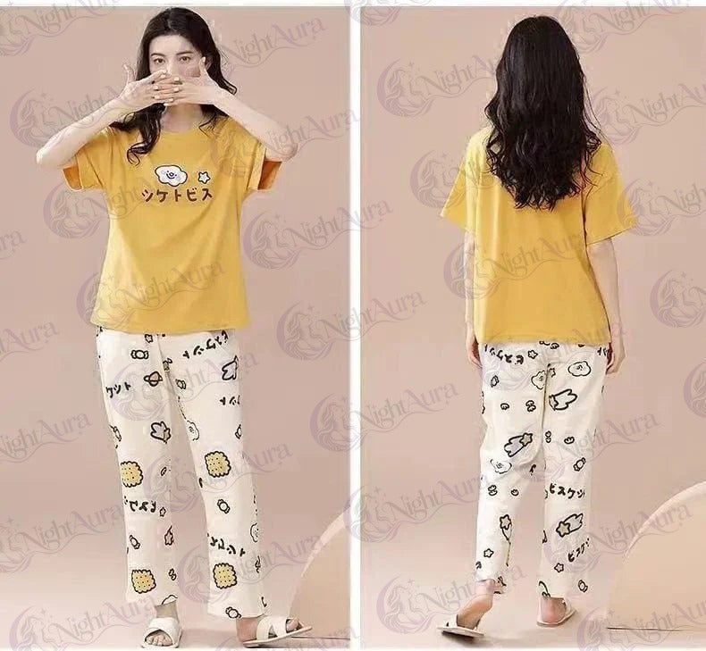 SR-CHINESE PRINTED NIGHT SUIT
